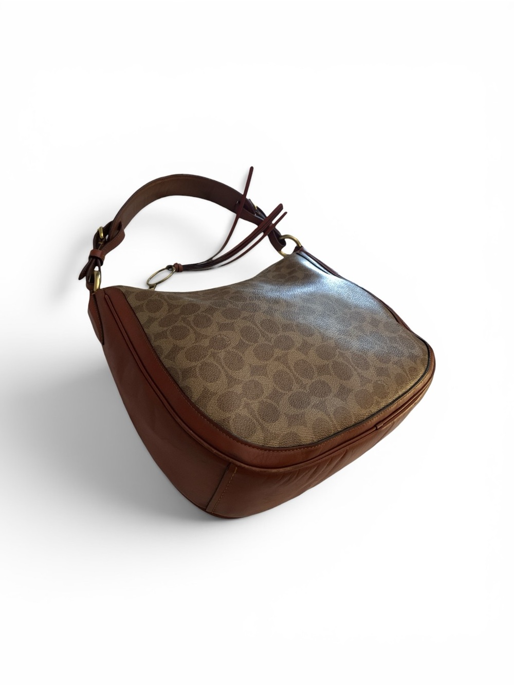 COACH Sutton Signature Canvas Hobo - Picture 2 of 9